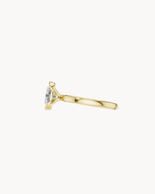 SAGE No. 1 | Half Bezel Solitaire Engagement Ring