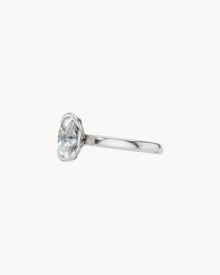 SAGE No. 1 | Half Bezel Solitaire Engagement Ring
