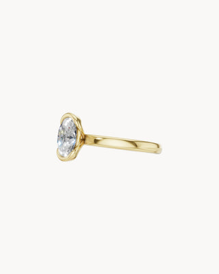 SAGE No. 1 | Half Bezel Solitaire Engagement Ring