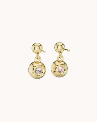 DROPLET No. 1 | Bezel Diamond Drops in Round