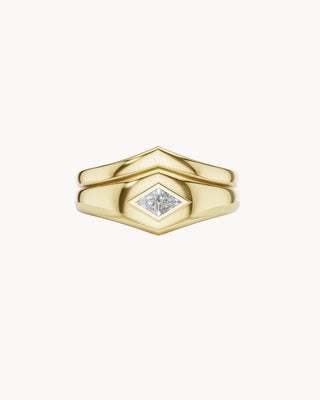 ALEX No. 2 | V Shape Wedding Band