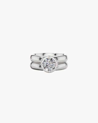 ANNA No. 1 | Chunky Double Band Diamond Ring
