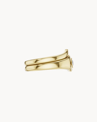 ALEX No. 2 | V Shape Wedding Band