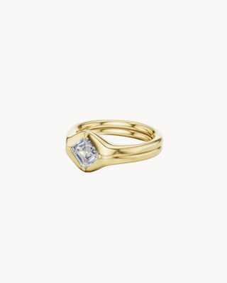 ANNA No. 5 | Chunky Double Band Signet Ring