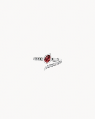 NORA No. 2 | Wrap Pinky Ring With Pavé