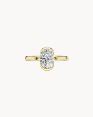 SAGE No. 1 | Half Bezel Solitaire Engagement Ring