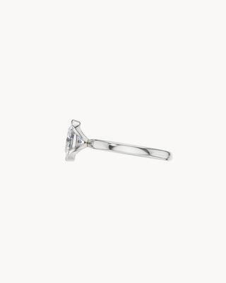 SAGE No. 1 | Half Bezel Solitaire Engagement Ring