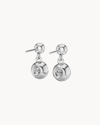 DROPLET No. 1 | Bezel Diamond Drops in Round