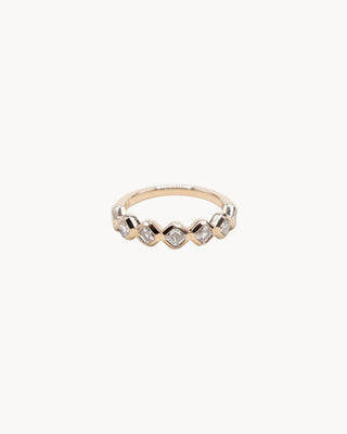 PRISM No. 1 | Asscher Cut Half Eternity Band